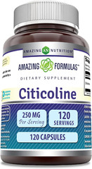 Amazing Formulas Citicoline 250 Mg | Capsules Supplement | Non-Gmo | Gluten F…