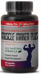 Muscle Boost – MUSCLE MAKER PLUS – Sexual Health – Lean Muscle – 1Bot 60Ct