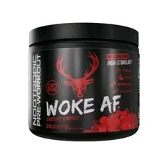 Bucked Up Woke AF Cherry Candy Nootropic Pre-Workout Powder – Size: 8.4 oz