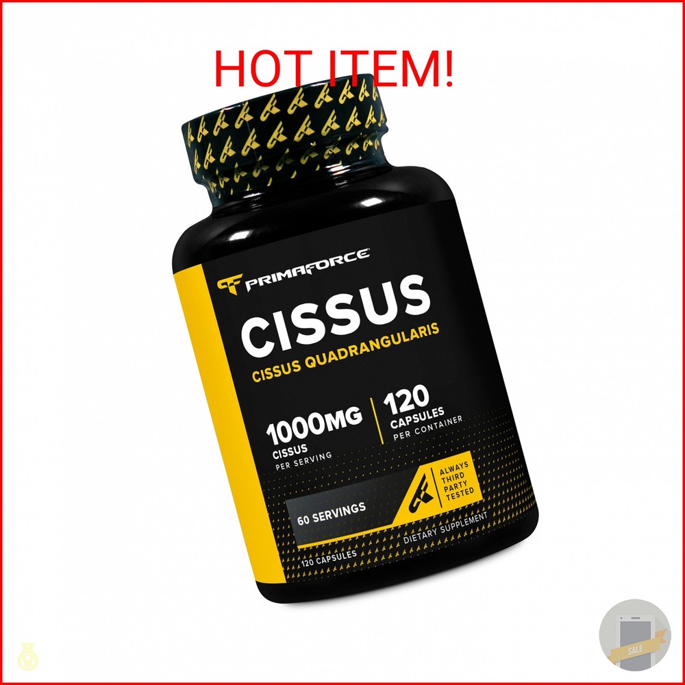 Primaforce Cissus Quadrangularis Extract, 120 Capsules, 1000mg per Serving – Glu