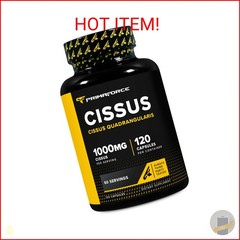 Primaforce Cissus Quadrangularis Extract, 120 Capsules, 1000mg per Serving – Glu