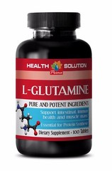 Post-gym recovery – L-GLUTAMINE 500MG – digestive wellness supplement 1 Bottles