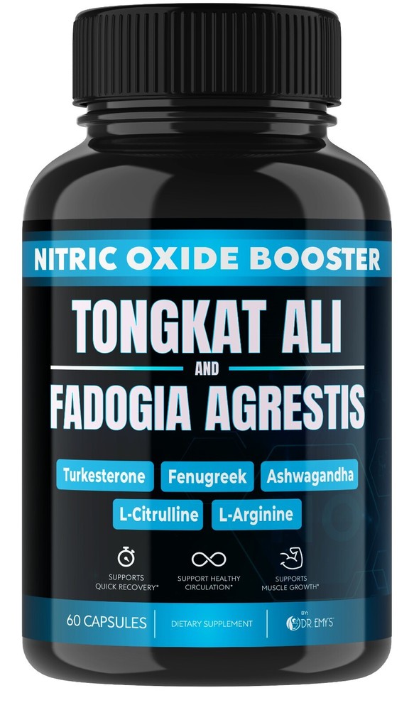 (1 Pack) Testosterone Supplement Booster Capsules Blood Flow Nitric Oxide