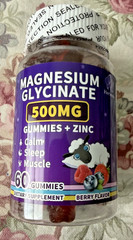 Herbance Magnesium Glycinate Gummies 500mg, High Absorption Magnesium glycinate