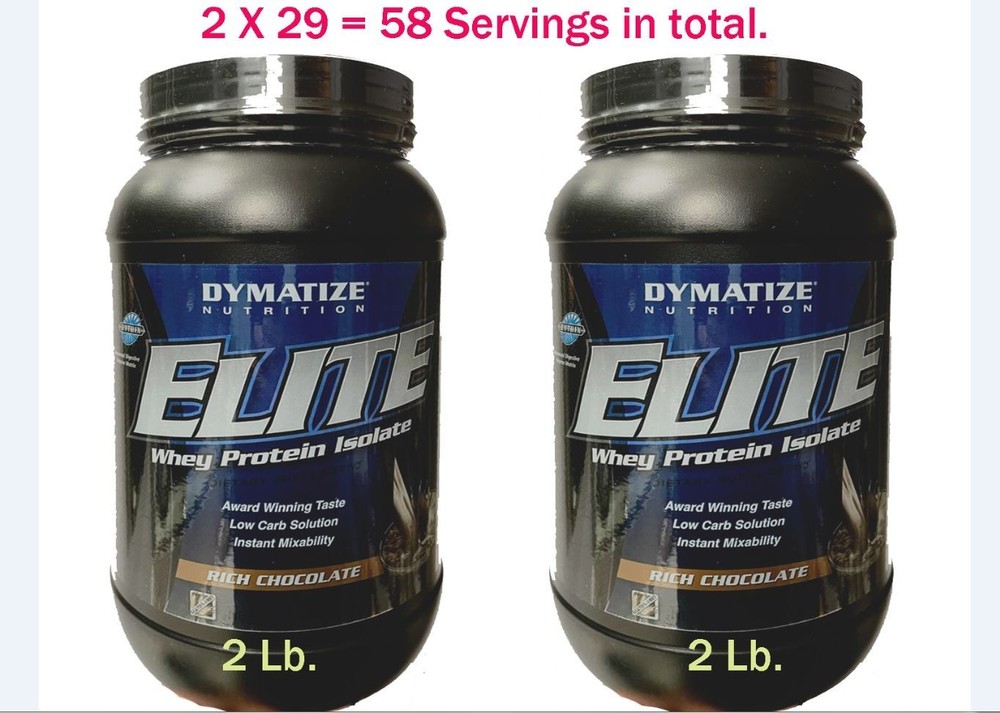 2 Bottles of Elite whey Chocolate 2 Lb., MT. 100% Beef Protein Vanilla 2 Lbs.