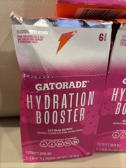Gatorade Hydration Booster, Flavor Citrus Berry (3 Boxes / 18 Sticks)