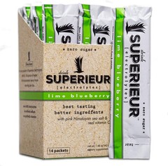 Superieur Electrolyte Powder Packets – Vegan 14 Servings, 14 Servings