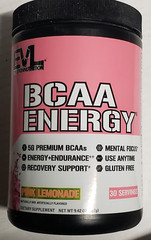 Evlution Nutrition BCAA Energy – PINK LEMONADE – 30 Servs – 9.42 oz – Ex 9/2025