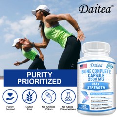 Calcium Magnesium Zinc Chondroitin Turmeric and MSM -Bone and Joint Support Caps