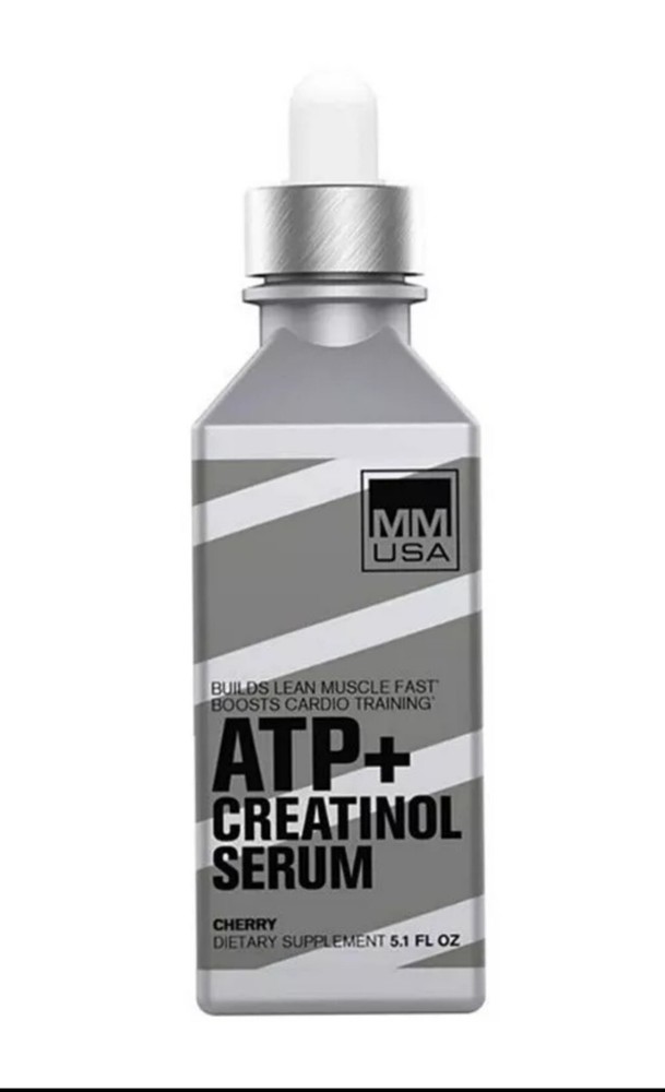 New&Sealed MM USA ATP+ Creatinol Serum Pre-Workout 5.1 fl oz Cherry EXP 11/2026