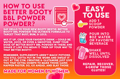 Better Booty Builder Powder Women’s Creatine w Collagen BCAA’s Drink 125G