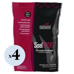 SiselSPORT Cherry Limeade 4-Pack – Pre Workout Drink