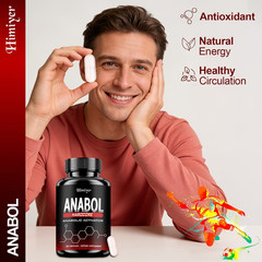 2PC Anabol Hardcore Advanced Bodybuilding Supplement | 60 Capsules | for Energy