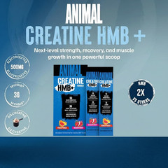 Creatine HMB Powder – 3G Myhmb + 5G Creatine with Electrolytes for Recovery & Da