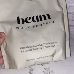 Beam Whey Protein Chocolate Peanut Butter Flavored 12 Servings, free shipping