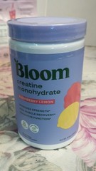 NEWBloom Nutrition Creatine Monohydrate Powder 9 oz Raspberry Lemon EXP 11/27