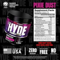 ProSupps Mr. Hyde Signature Pre Workout Powder Creatine,(Pixie Dust,30 Servings)
