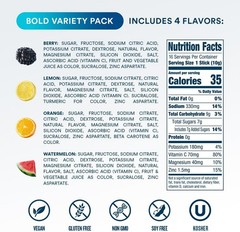 DripDrop Hydration Packets – Bold Variety Pack – Single Serve Electrolytes Powde