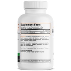 Bronson Vitamin C Powder Pure Ascorbic Acid Soluble Fine 16 Ounce (Pack of 1)