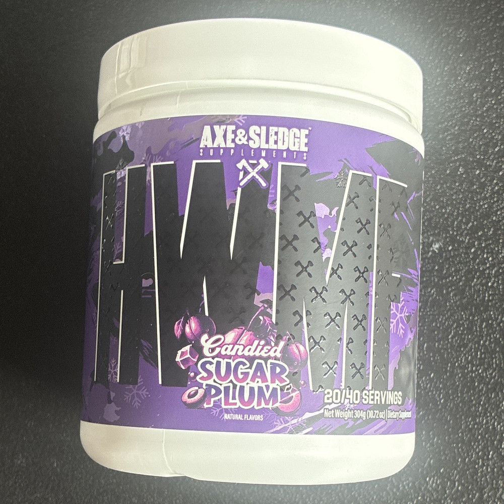 Axe & Sledge Supplements Pre-Workout Powder Candied Sugar Plum 10/26