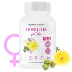 Tribulus Terrestris for Women 650mg – Natural Libido Booster – 90 Day Supply
