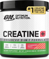 Strawberry Peach Creatine Powder – Gluten-Free, Vitamins & Electrolytes