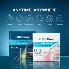 Dripdrop – – Electrolytes Powder Drink Mix –