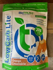Date! BioTrust Low Carb Lite Orange Creamsicle BB 3/2024 12.7oz 20g Whey Protein