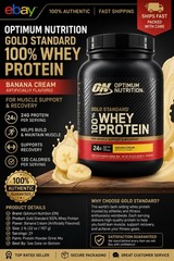 Optimum Nutrition Gold Standard 100% Whey 2lbs. Protein Powder with Banana Cream