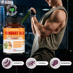 Maca Relieve Stress Sexual Desire Ginseng Male Energy for Men 120 Capsules