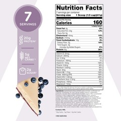 TransformHQ Meal Replacement Shake Powder (Blueberry 7 Servings (Pack of 1)