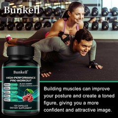 Black Cherry Capsules 1200mg Supports A Healthy Immune System 120 Capsules