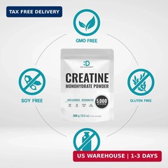 DEAL SUPPLEMENT Instant Creatine Monohydrate Powder, 5g Per Serving – 60 Serving