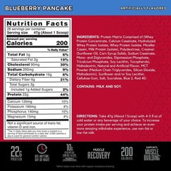 BSN Syntha-6 Blueberry Pancake Protein Powder Whey Casein 28 Servings Fiber