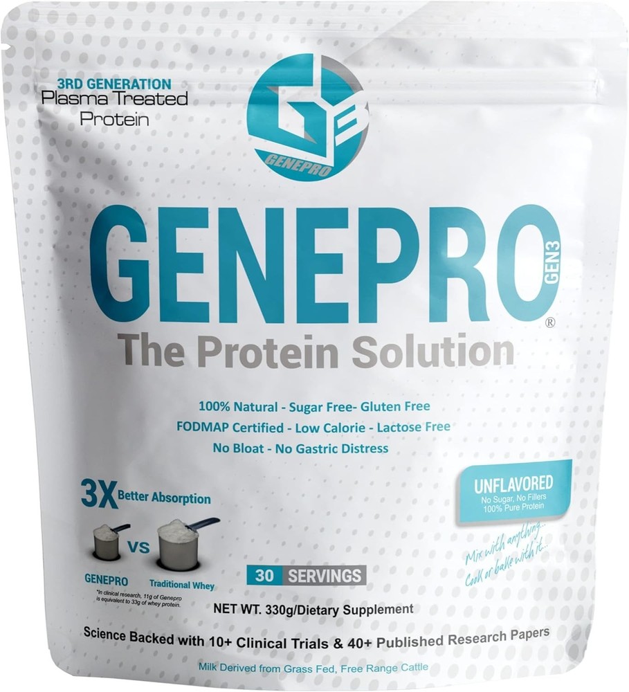 Genepro Unflavored Protein Powder – 100% original (Exp. 05/2027)