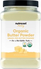 Nutricost Organic Grass-Fed Butter Powder (1.5 LB) – GMO-Free, Gluten-Free