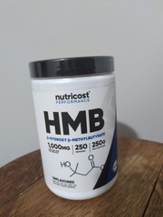 Nutricost HMB Powder (Beta-Hydroxy Beta-Methylbutyric) 250 Grams