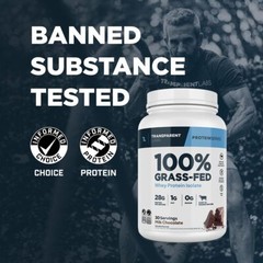 Transparent Labs Grass-Fed Whey Protein Isolate – Naturally Flavored Gluten F…