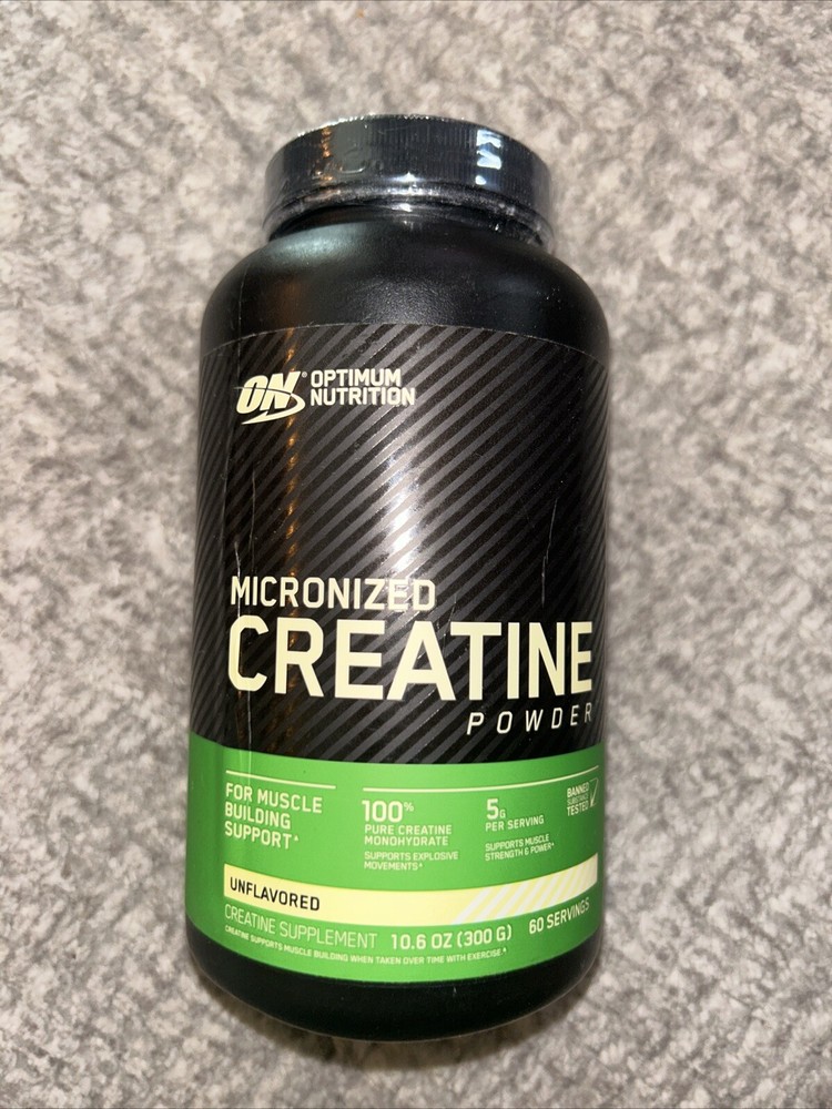 Optimum Nutrition, Micronized Creatine Powder, Unflavored, 10.6 oz (300 g)