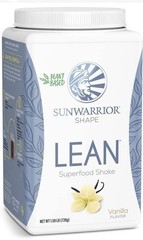 SUNWARRIOR SHAPE LEAN Superfood Shake Vanilla Plant Based Protein Nutrition NEW