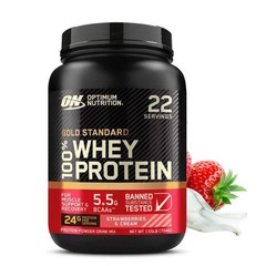4/27 Optimum Nutrition Gold Standard 100% Whey Protein Powder – Strawberries & C