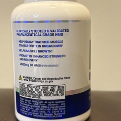 GASPARI NUTRITION HMB Pure Beta-Hydroxy Beta-Methylbutyrate Muscle Growth 90 Srv