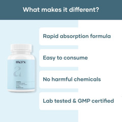 Mars Micronized Creatine Monohydrate Caps: Powered with Shilajit (120 N)