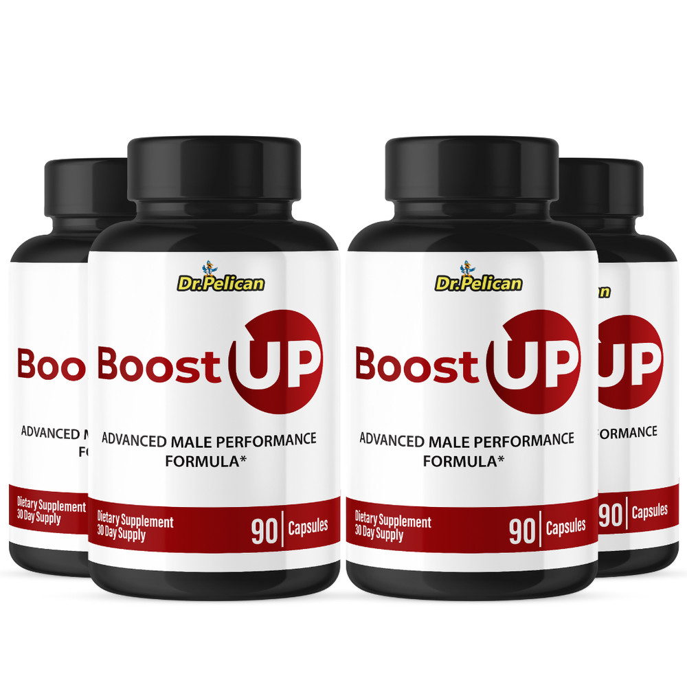 Boost Up- Bodybuilding & Men’s Health Support- 4 Bottles- 360 Capsules