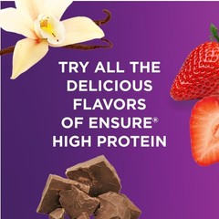 Ensure High Protein Strawberry Nutrition Shake, Ready to 8 Fl Oz (Pack of 24)