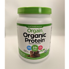 Orgain Creamy Chocolate Fudge Plant-Based Protein Powder 16.3oz