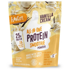 FlavCity Protein Smoothie Powder – 10 Servings – Vanilla Cream – 430gms