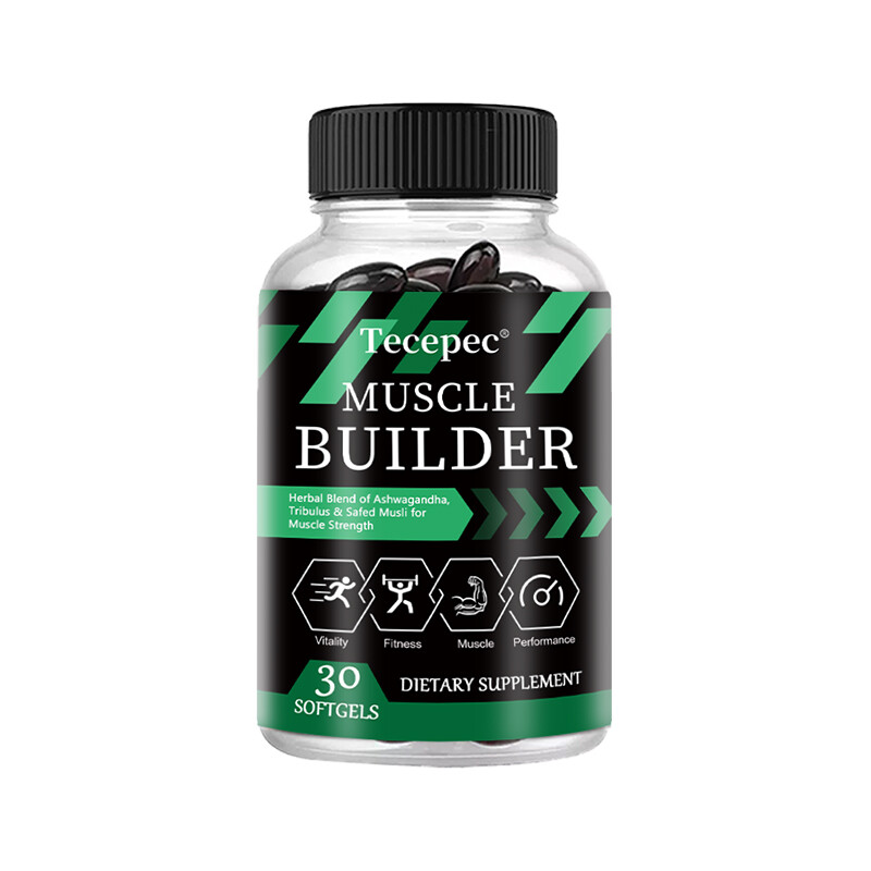 Muscle Builder, Testosterone Booster & Muscle Gain, Energy Capsules