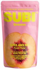 SUBI Greens Super Juice Mix 2 Pack Peach Pineapple Mango 80 Servings