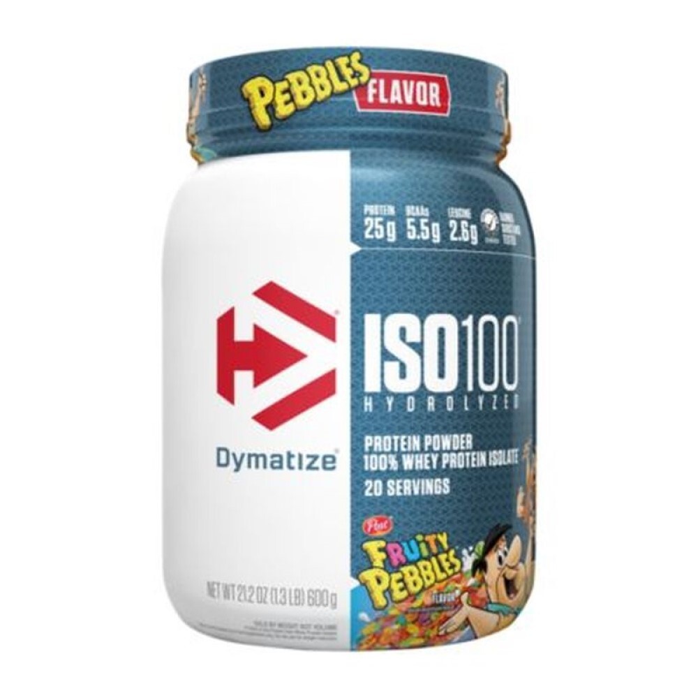 ISO100 Hydrolyzed 100% Whey Protein Isolate – Fruity Pebbles (1.3 Lbs / 20 Serv)